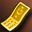 Golden Wheel Guild's Shop Ticket