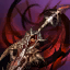 Bloodstained Demonic Sword - Dagger