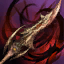 Bloodstained Demonic Sword - Spear